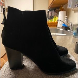 Cute black booties
